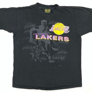 VTG 90s LA Lakers Kobe T Shirt M/L Single Stitch